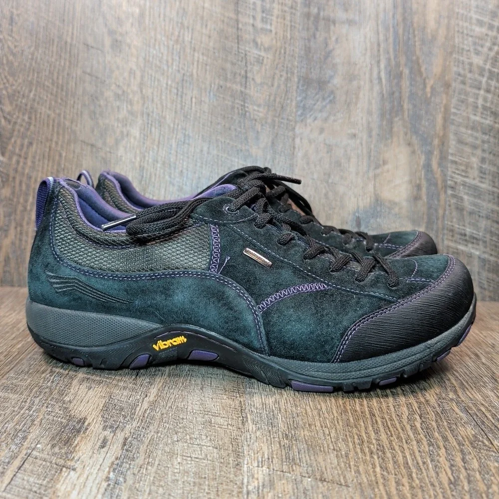 Dansko Paisley Womens EU 43 US 12.5-13 Navy Blue Leather Vibram Waterproof